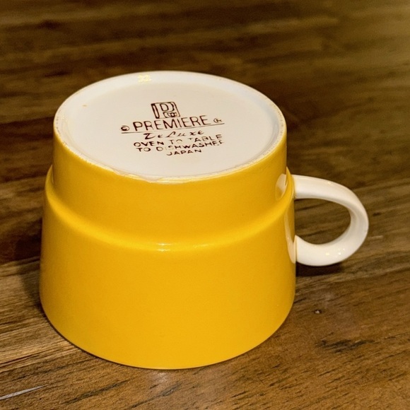 premiere deLuxe oven to table to dishwasher JAPAN tea/coffee cup/mug VTG - Picture 7 of 10